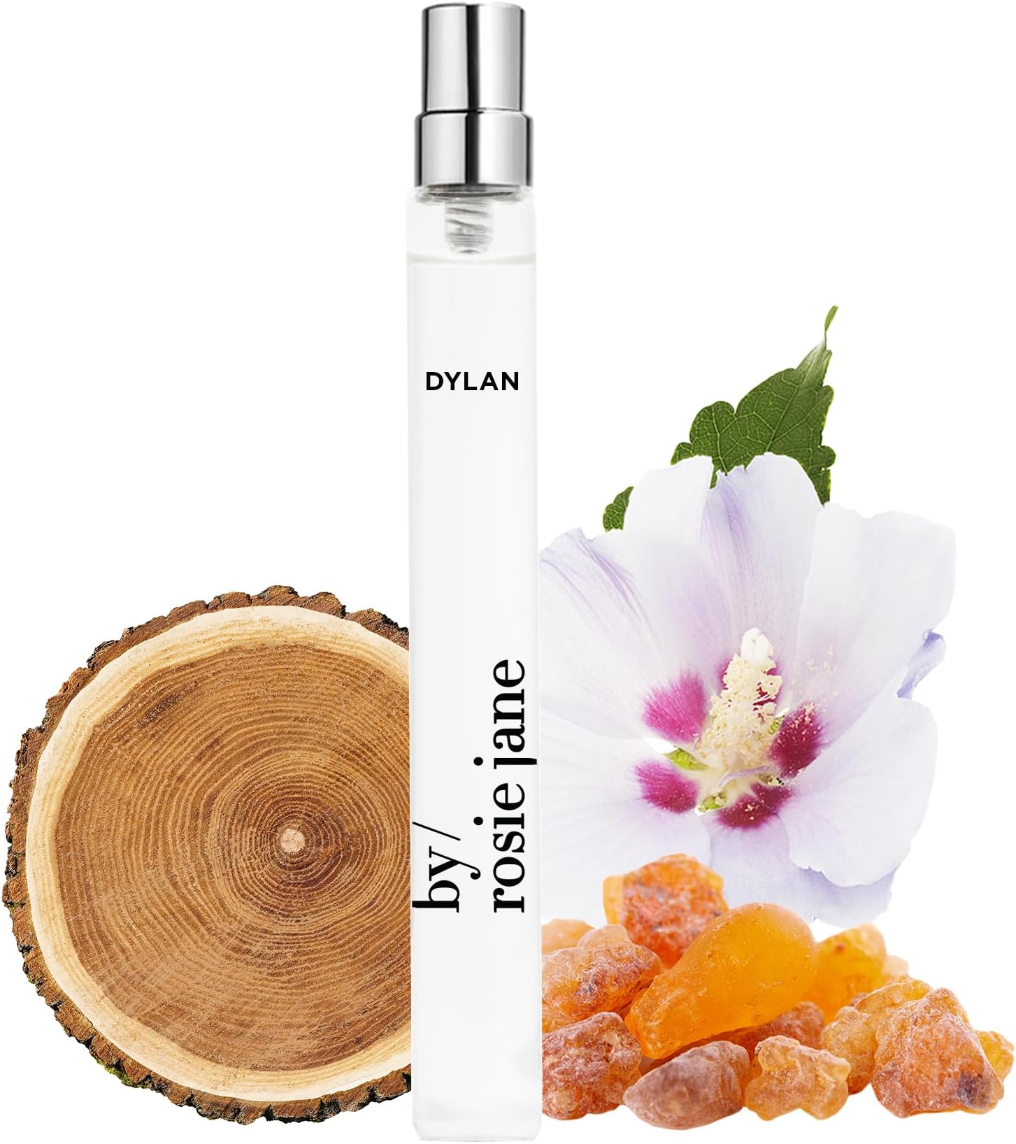 Travel Perfume Spray (Dylan) - Clean Perfume for Women - Non-Toxic Body Mist with Notes of Bergamot Blossom, Guaiac Wood & Amber Silk - Paraben, Sulfate & Phthalate Free (10ml)