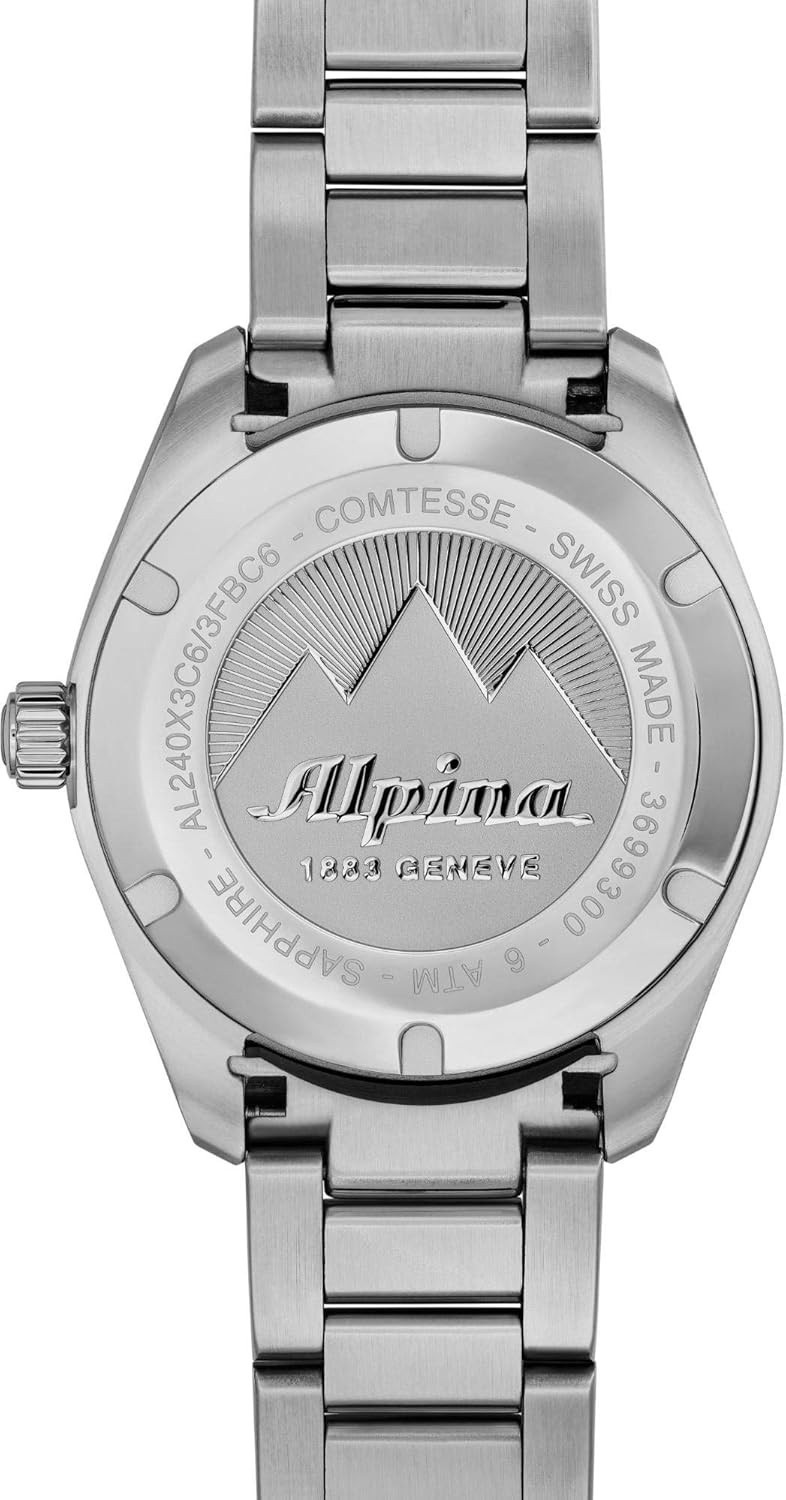 Alpina Orologio Analogueico Quarzo Donna con Cinturino in Acciaio Inox AL-240ND3C6B Alpina Orologio Analogueico Quarzo Donna con Cinturino in Acciaio Inox AL-240ND3C6B