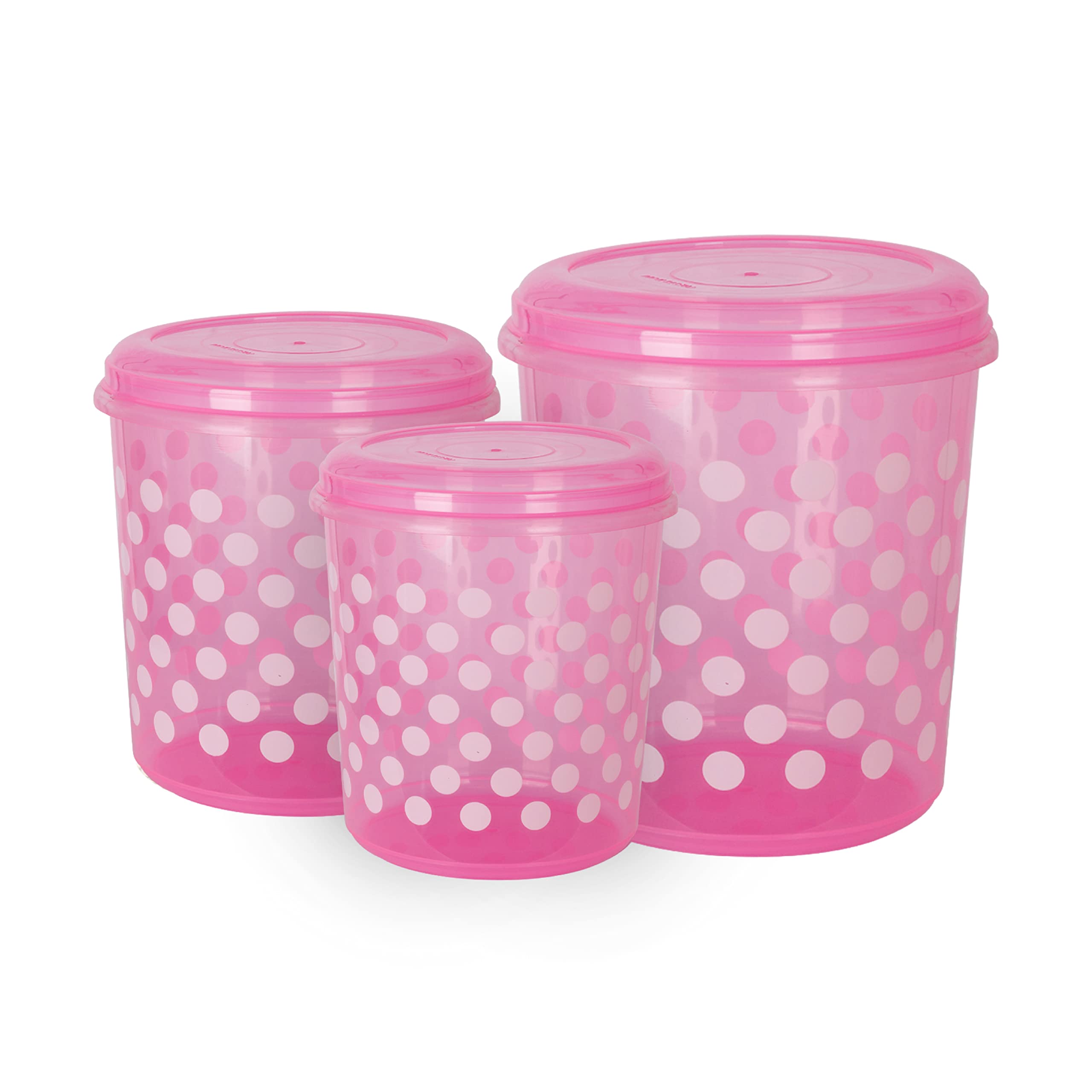 Presto Container Set 5/7/10 (Jelly Printed) - Pink