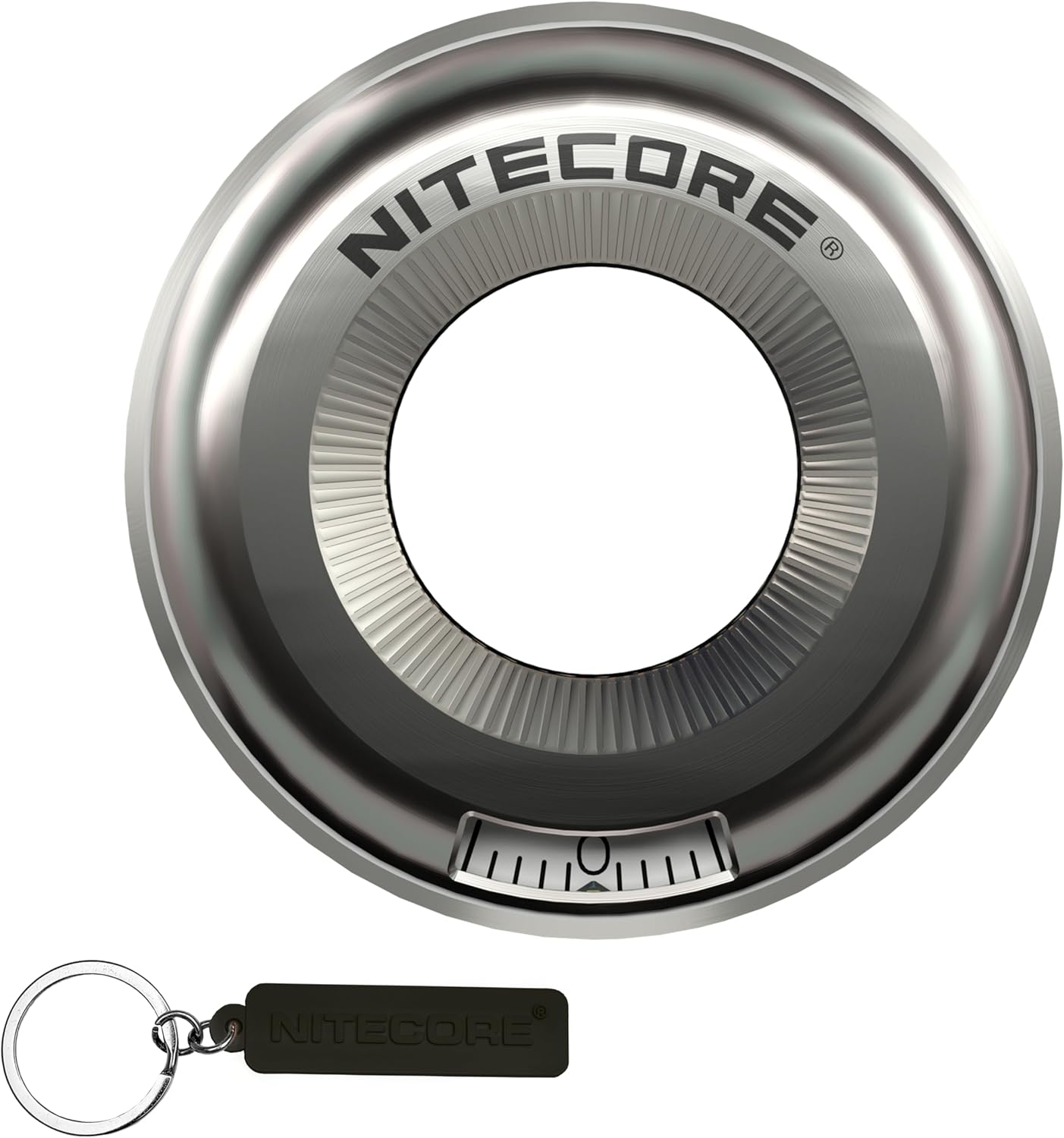 NITECORE Halo 10 Titanium Curve Measure Ring Fidget Rings Fidget Toys