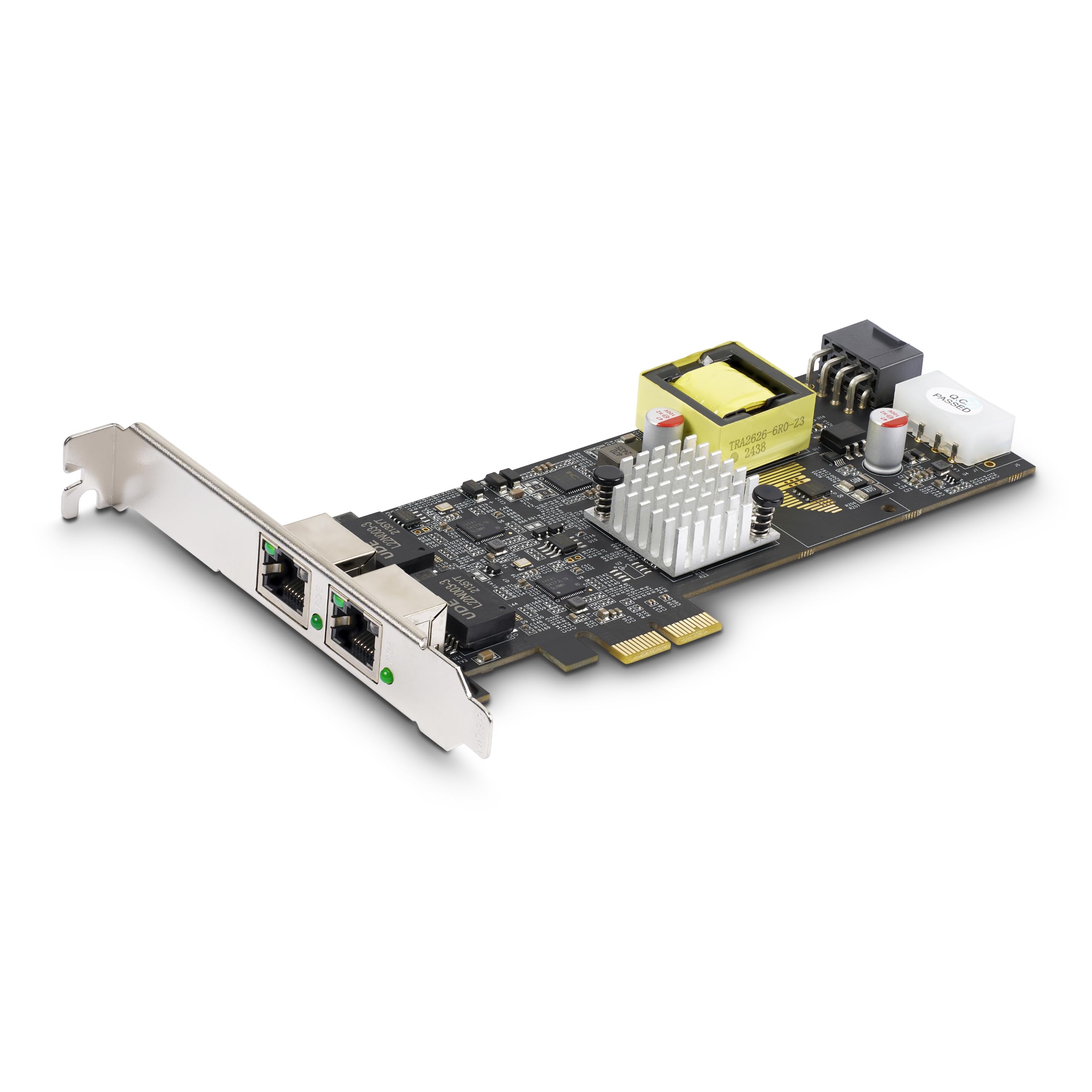 StarTech.com 2-Port 2.5Gbps NBASE-T PoE Network Card, Dual Intel I225-V, 802.3af/at PoE+ Multi-Gigabit NIC, Windows/Linux