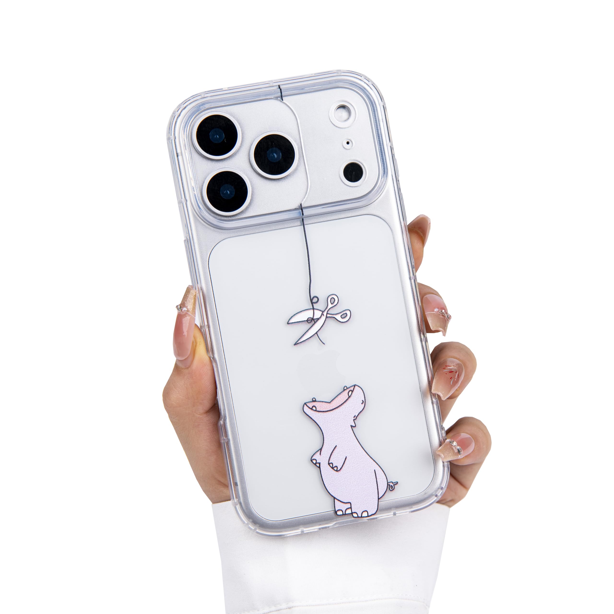 Einaily Hülle für iPhone 17 Case Crystal Clear Handyhülle Mode Chic Herz Muster Ultra Dünn Transparent Klare TPU Silikon Bumper Stoßfest Kratzfest Schutzhülle für iPhone 17 Slim Case Cover