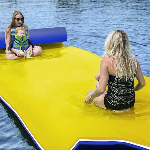 3 Layers XPE Foam Floating Mat Water Mat, 91218 Ft Tear-Resistant Lily Pad Lilly Pad Water Matt, Lily Pad Floating Swim Mat for Lake, Ocean, Beach,