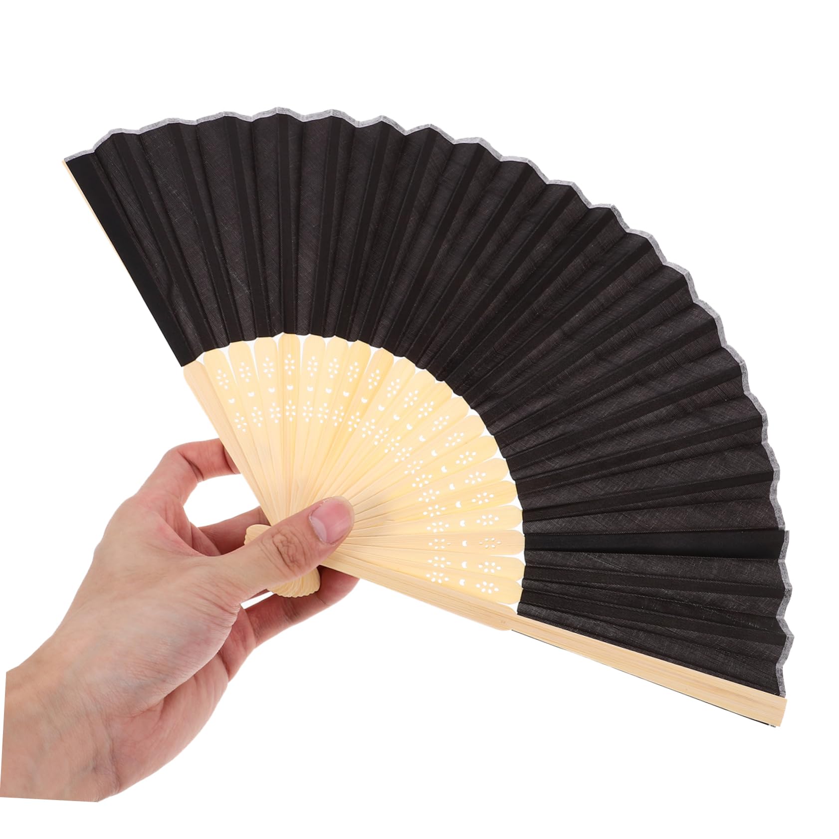 Lot De 2 Cadres D'éventail Pliables En Bois – Kits DIY Pour Mariage, Fête, Décoration Créative