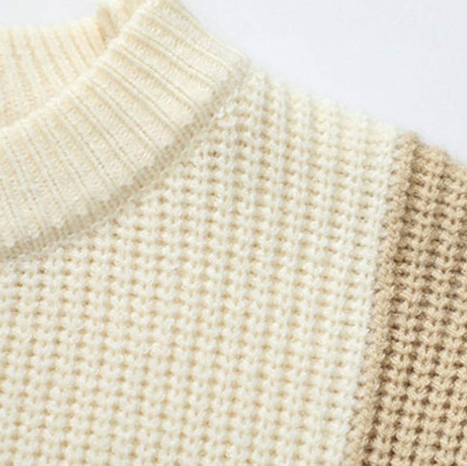Jersey para hombre, cuello redondo, suéter de invierno, de gran tamaño, informal, patchwork elegante, holgado, cálido, estilo vintage, streetwear versátil, manga larga, suéter para fiesta