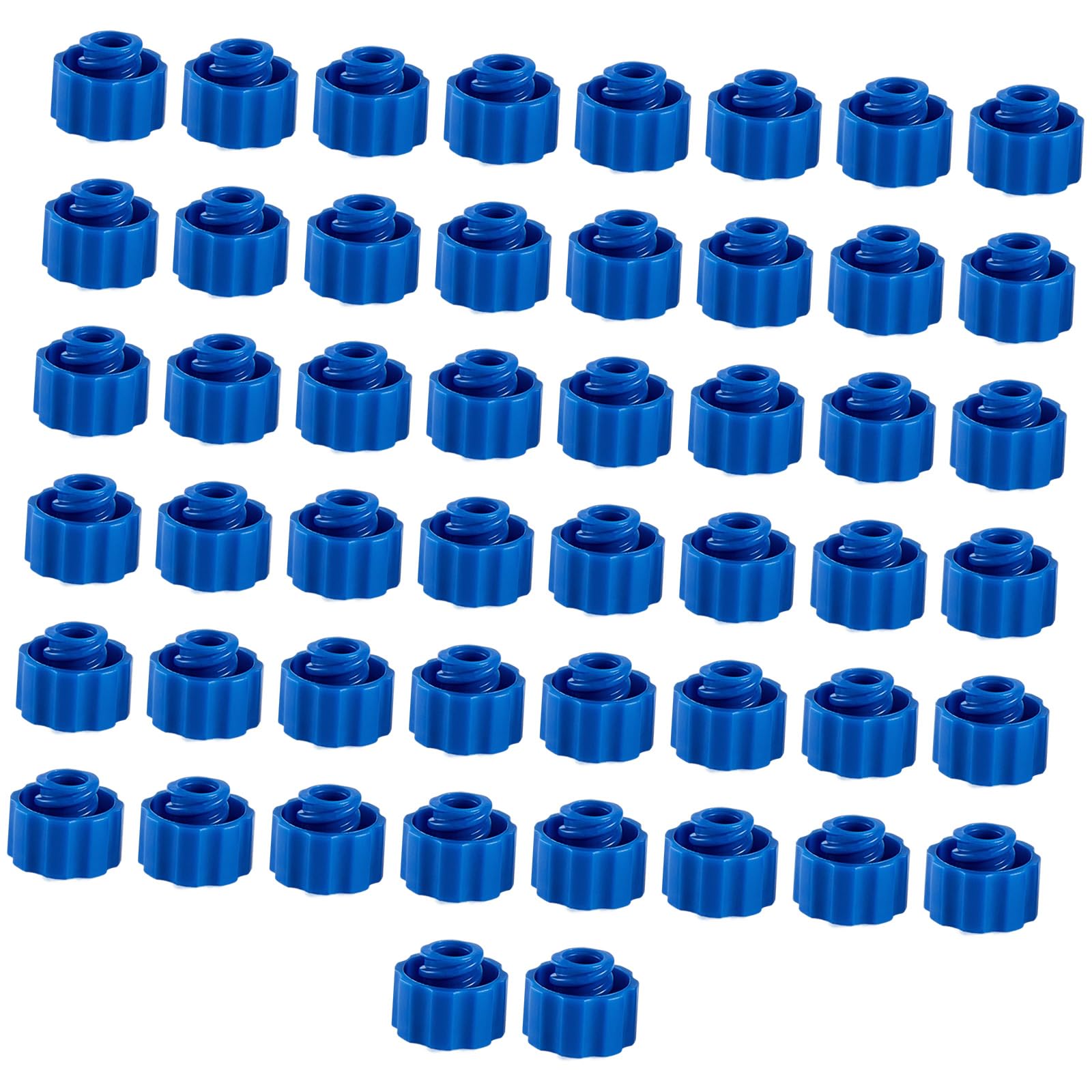 PP Syringes Cap Plugs for Glues Dispensing Needle Seal Adhesive Applicator with Leakage Proof Design 50 Pack Industrial Sealant Dispensing Cap