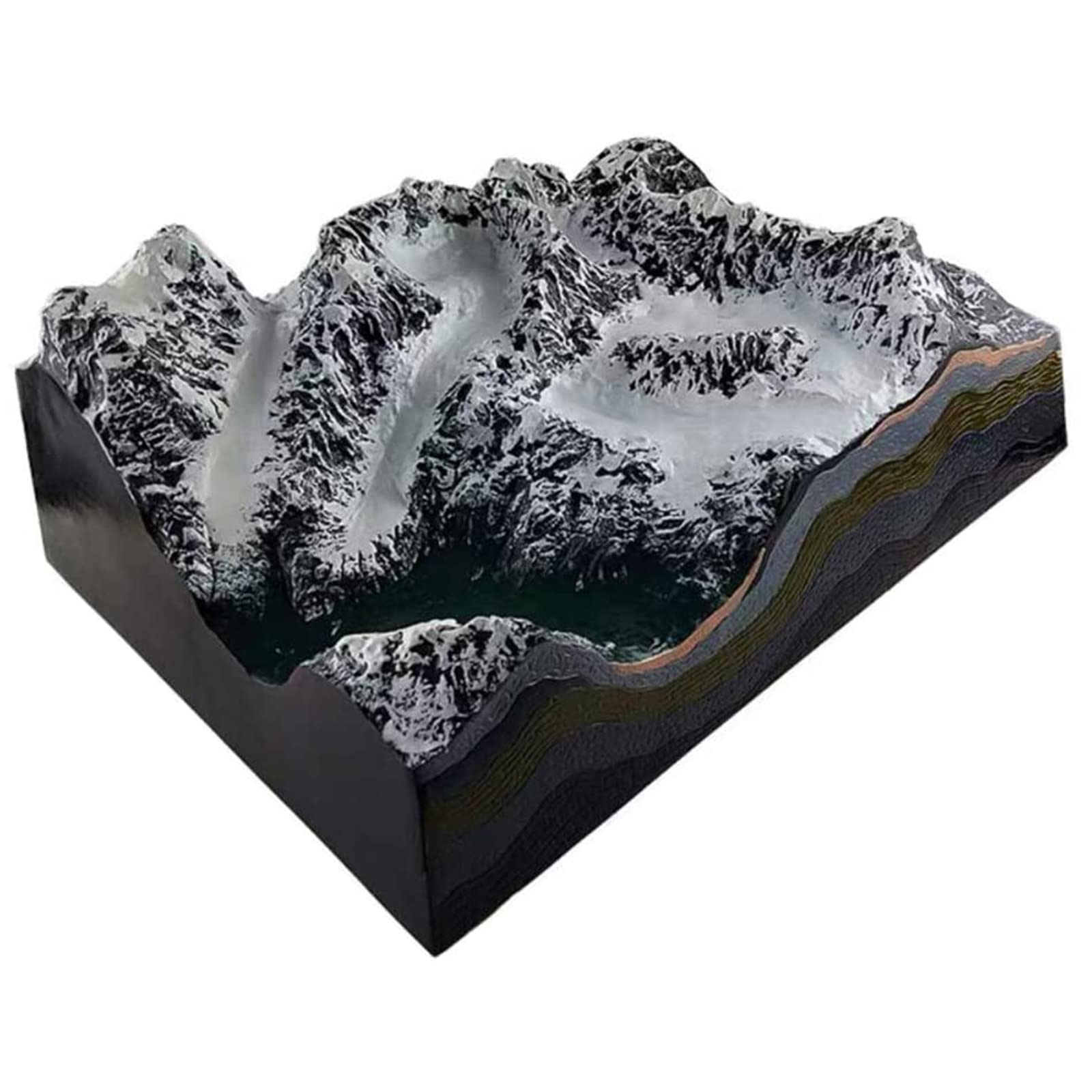 globe， Snow Mountain Model, Glacial Landform, Educational Geography for Junior Middle School Teaching Instrument