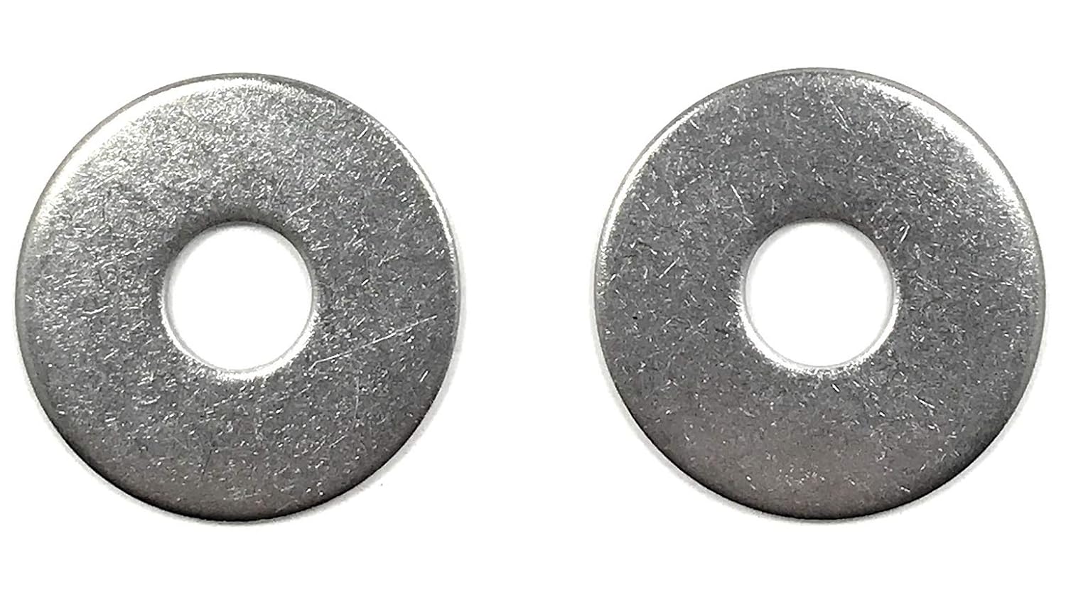 3/8 ID x 1-1/4 OD Stainless Steel Fender Washer Large OD Flat Washers .062 Thick 18-8 SS (25 Pieces)