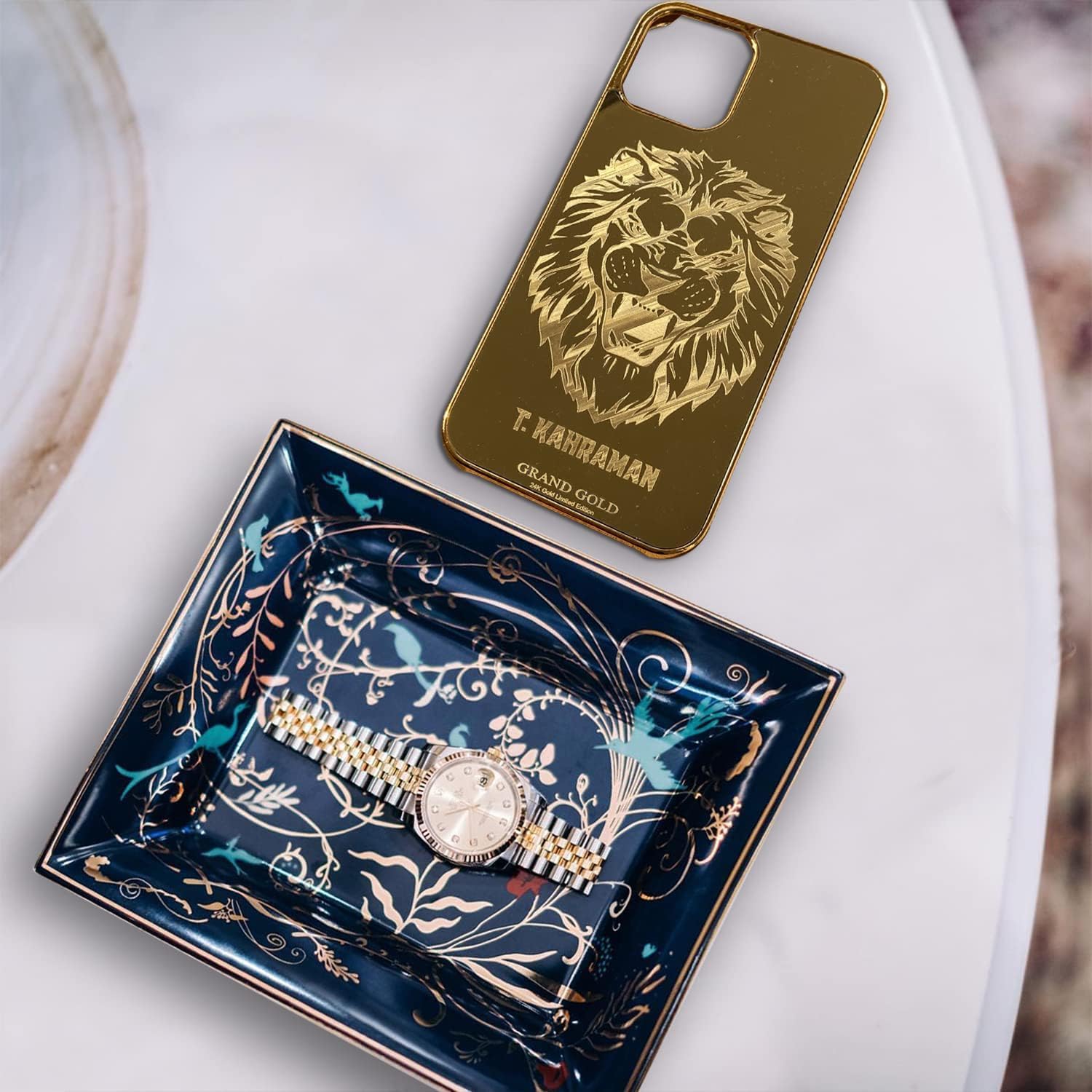 Amazon.co.jp: iPhoneケース用に設計された24Kゴールドメッキ-傷防止耐