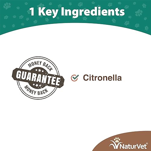 Miniatura 8 de NaturVet GrassSaver - Paquete de recambio de 250 unidades y eliminador de olores para patio más citronela de 64 onzas | Mantén la hierba verde,