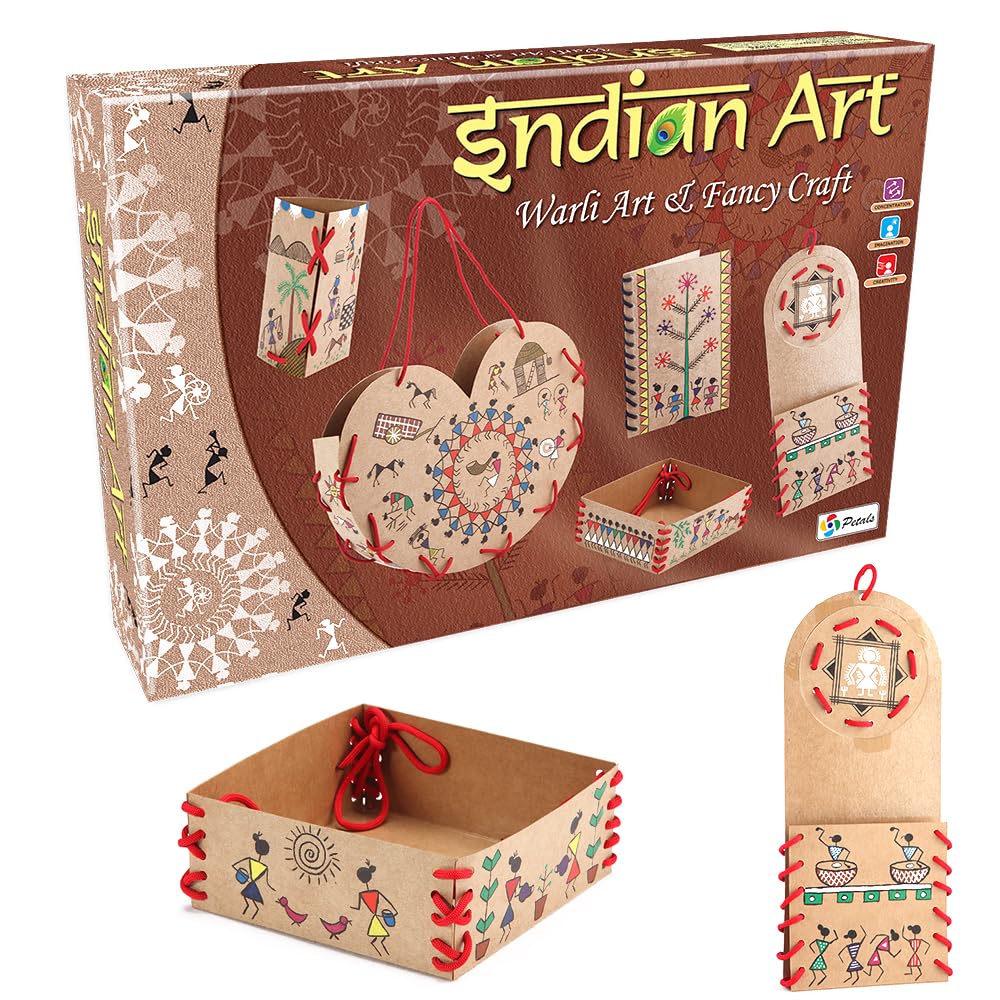 TOY FUN Warli Indian Art DIY Kit Art and Craft Kit for Kids & Girls 5 Years and Above, Multicolor (B08SDN966M) Amazon Price History, Amazon Price Tracker