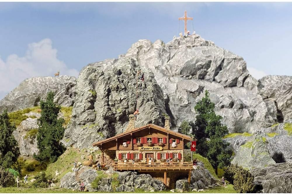 FALLER Building Kit Moser Chalet HO Scale Plastic