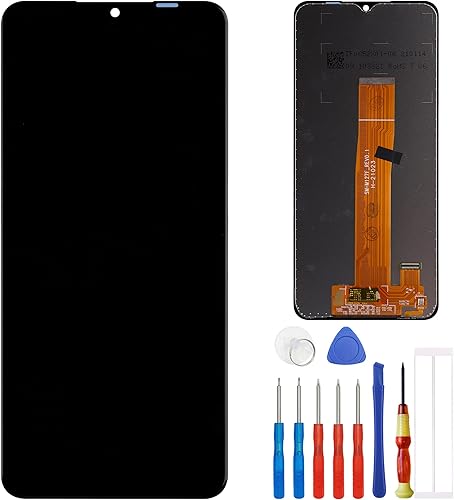 E-yiiviil Pantalla LCD compatible con Samsung Galaxy A02 SM-A022F 6.5 "Pantalla LCD táctil Asamblea con herramientas