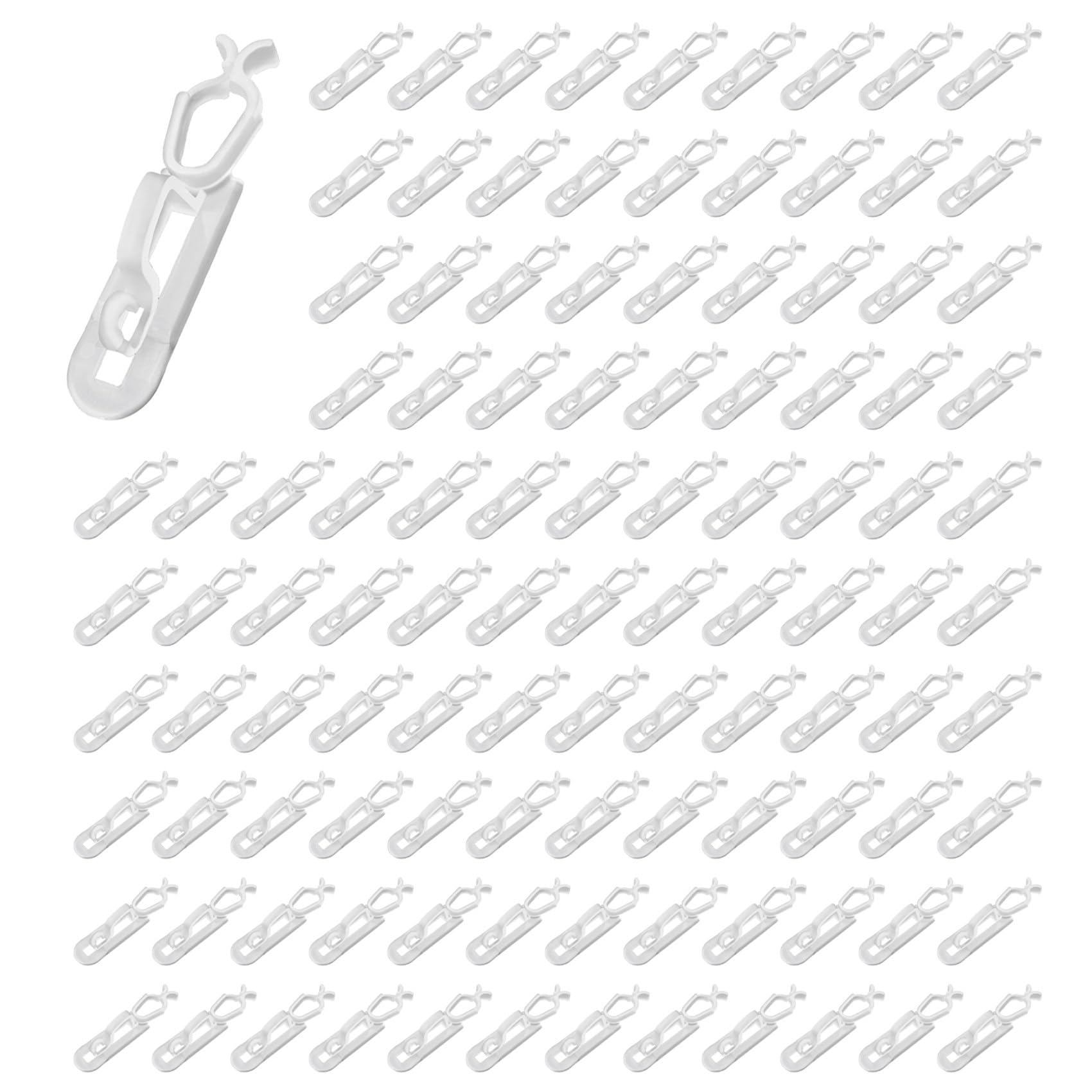 Hndhbfgrt Christmas Light Clips Clips 300Pack, Universal Gutter and Shingle Clip Hooks for Hanging C7, C9 and Lights