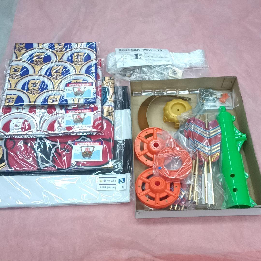 たかよページ 【徳川作・金銀宝船鯉】鯉のぼり 5枚セット たかよページ 【徳川作・金銀宝船鯉】鯉のぼり 5枚セット たかよ