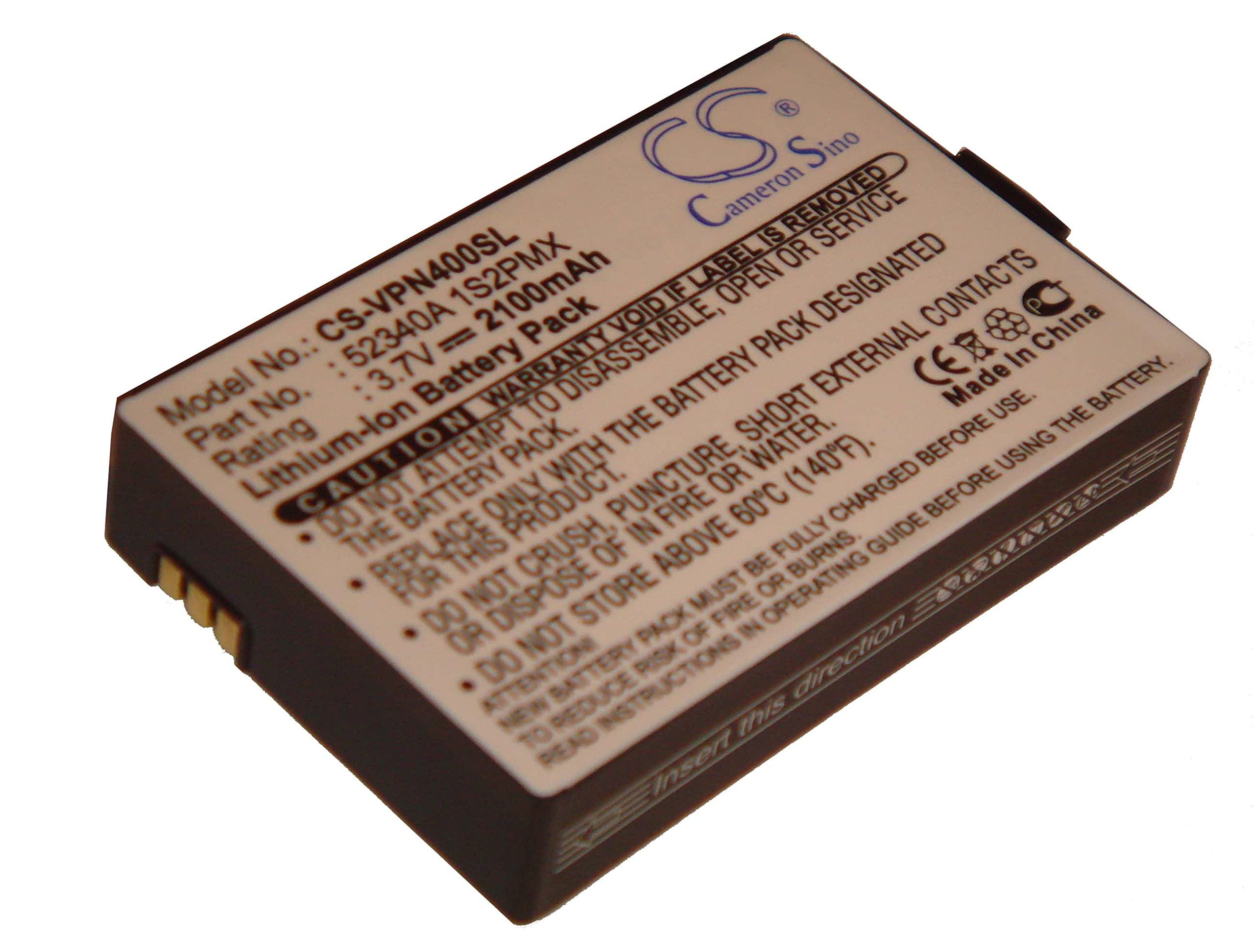 vhbw 1x batteria compatibile con Bushnell Neo Ghost, 368224, Neo Ghost 2015 navigatore GPS da