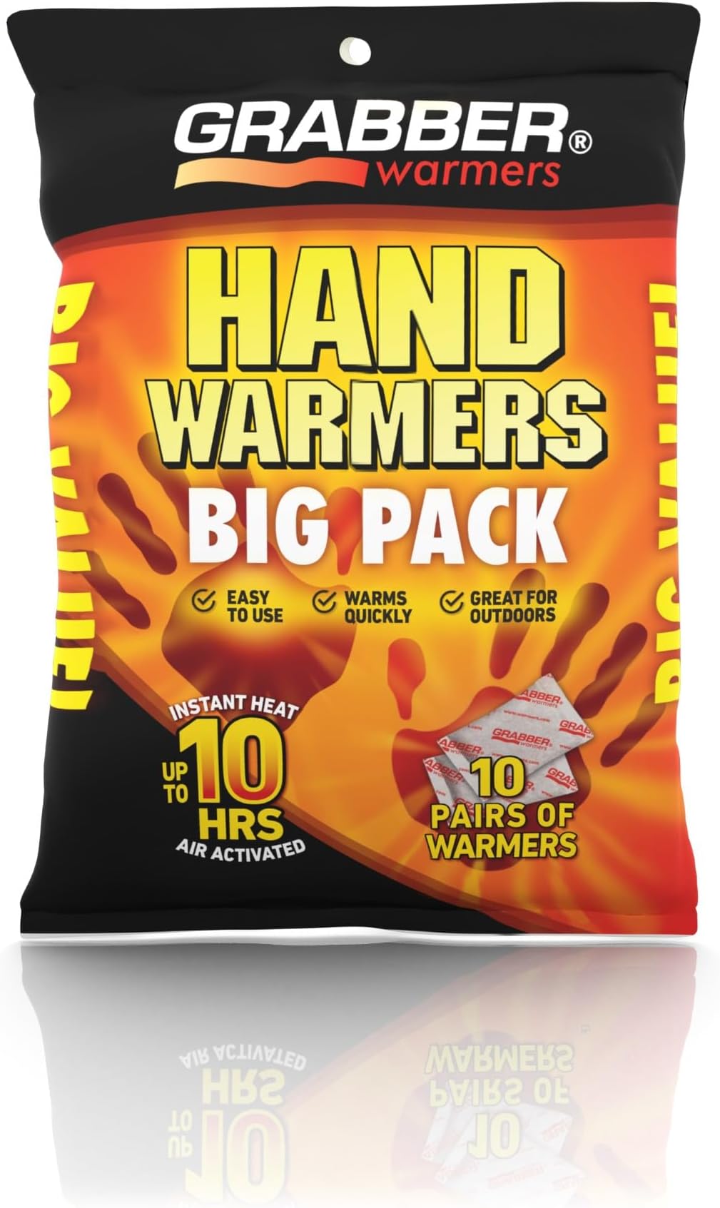 Grabber Handwarmer 10 Pack (HWPP10)