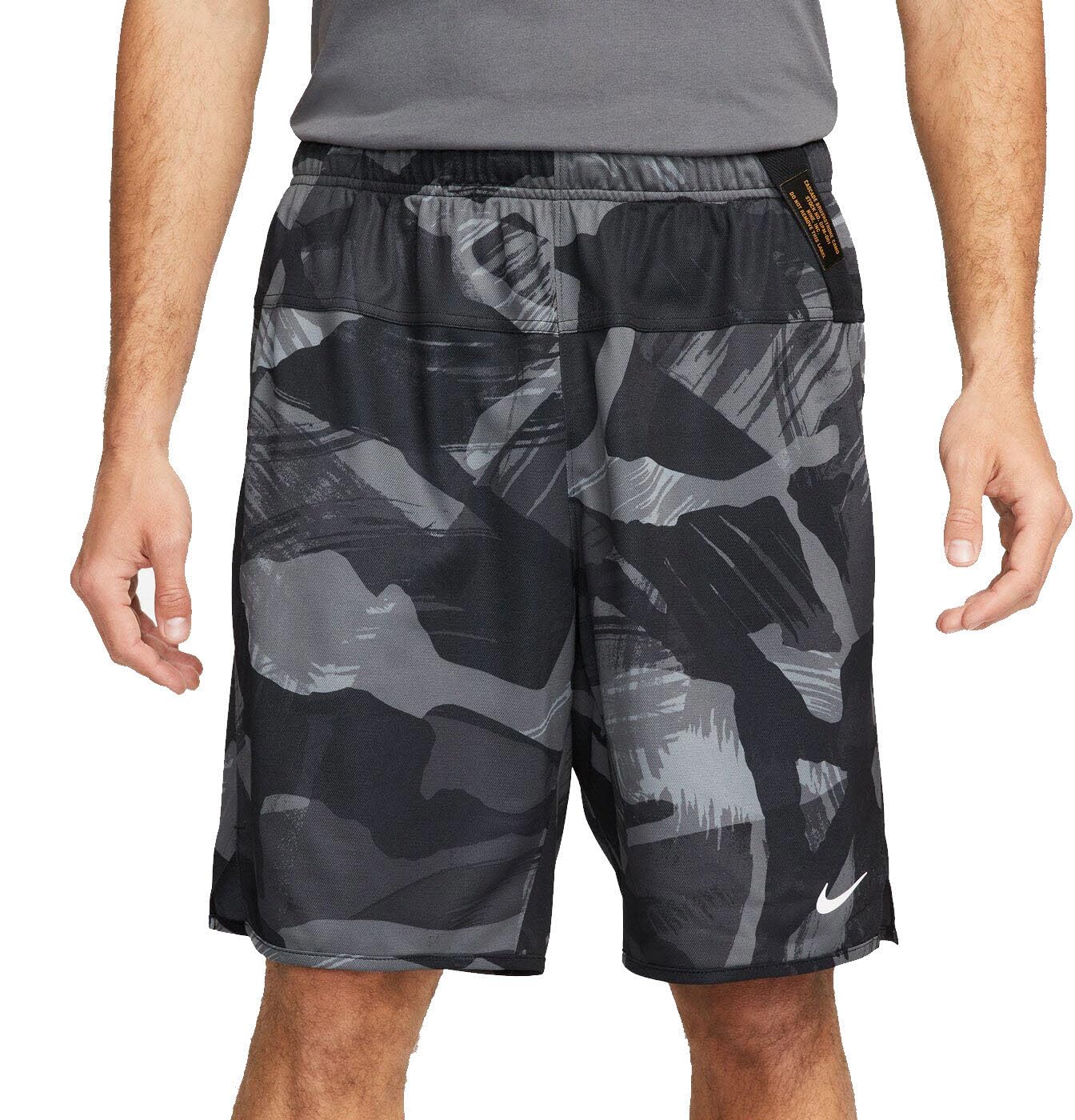 Nike Df Totality 9In Ul Camo Shorts Black/Gold Suede/Coconut Milk M