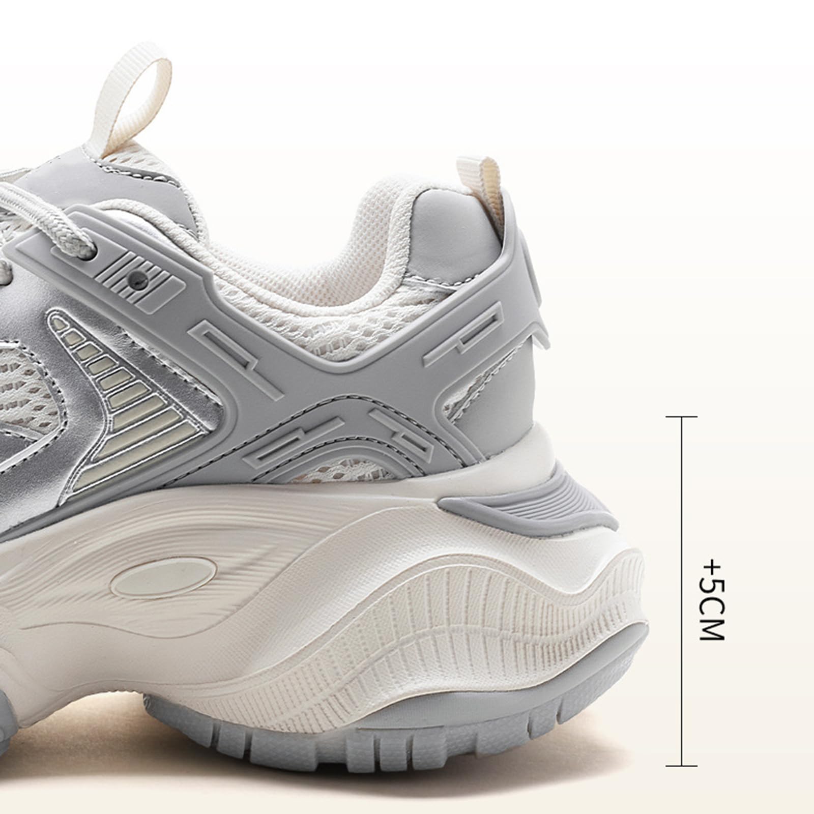 ⭐️みさです。 Amazon.com | Chouiss Chunky Sneakers for Women,Platform