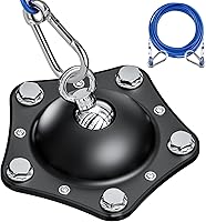 Vista 8 de Estaca de amarre para perros para acampar al aire libre, carrera para perros giratoria de 360°, sin enredos, estacas pesadas para perros