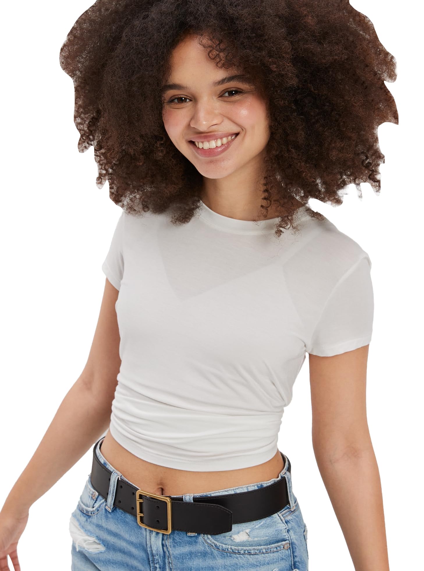 American EagleWomen Soft & Sexy Crew Neck Tee