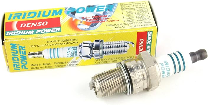 Denso 5345 IKH22 Iridium Power Spark Plug, Pack of 1