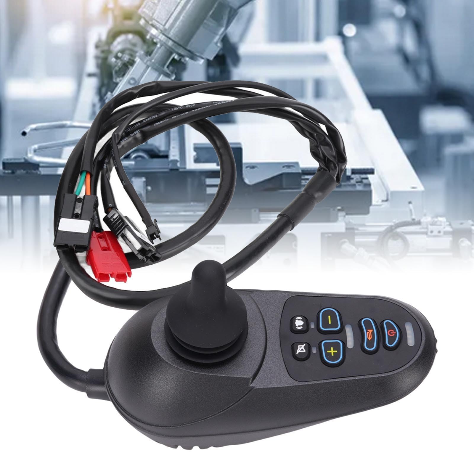 YWBL-WH Elektryczny Kontroler Typu Joystick dla Wózka Inwalidzkiego, 24 V DC Mobilne Akcesoria dla Wózków Inwalidzkich z Hamulcem z regulacją Prędkości Elektroniczne Zabezpieczenie