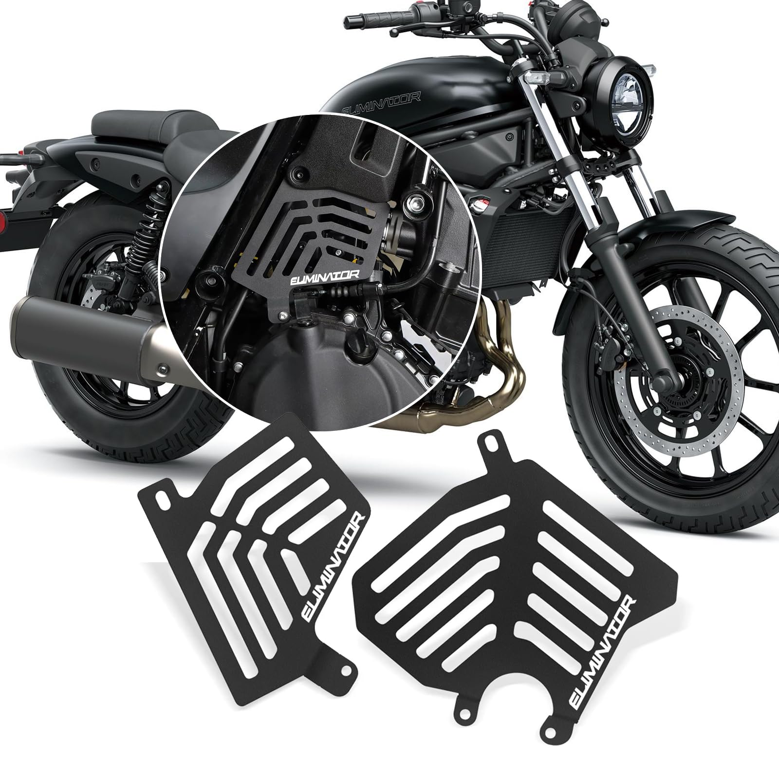 オートバイ保護カバー オートバイ用エンジンカバー に適合するカワサキ