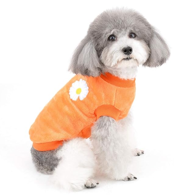 ZUNEA Jerséis para Perros Pequeños Ropa Invierno Cálido Abrigo Chaqueta Forro Polar Cachorros Suéter Suave…