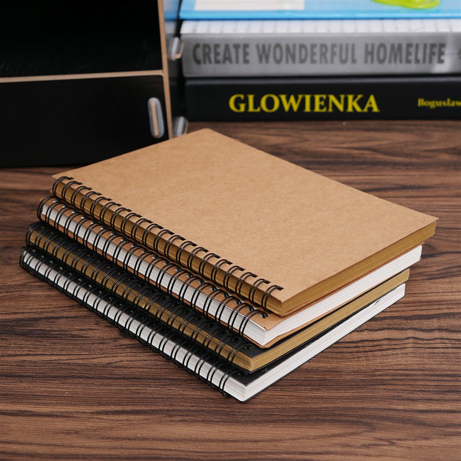 Softcover-NotizbüCher Skizzenbuch, Tagebuch for Zeichnen, Malen, Graffiti, weicher Einband, schwarzes Papier, Skizzenbuch, Memo-Notizbuch, Büro, Schulbedarf NotizbüCher A5 Softcover(Brown-brown)