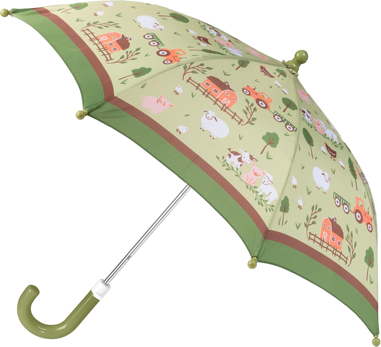 Stephen Joseph, Toddler and Little Kid Umbrella with Pinch Free Closure and Colorful Design