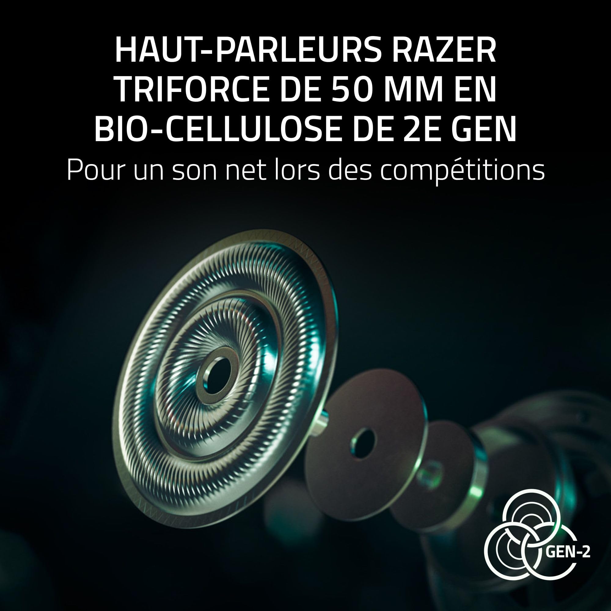 Razer BlackShark V3 Pro 2XKO Edition - Casque sans Fil pour e-Sport avec ANC - Réduction Active du Bruit - Haut-parleurs Triforce 50 mm - HyperSpeed 2,4 GHz et Bluetooth - Xbox/PC | 2XKO