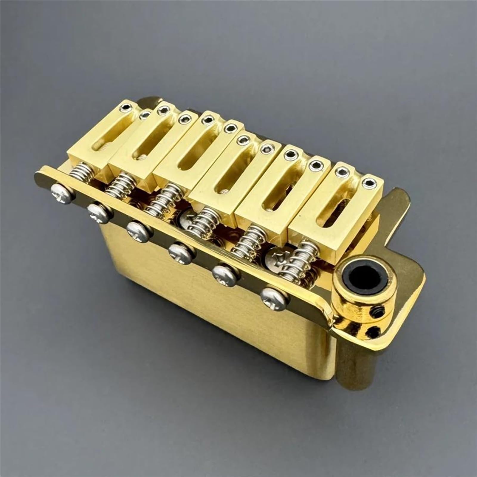 Mostek Tremolo Double Post z mosiądzu Push In do gitary elektrycznej ST Gold Mostek Gitary Profesjonalnej
