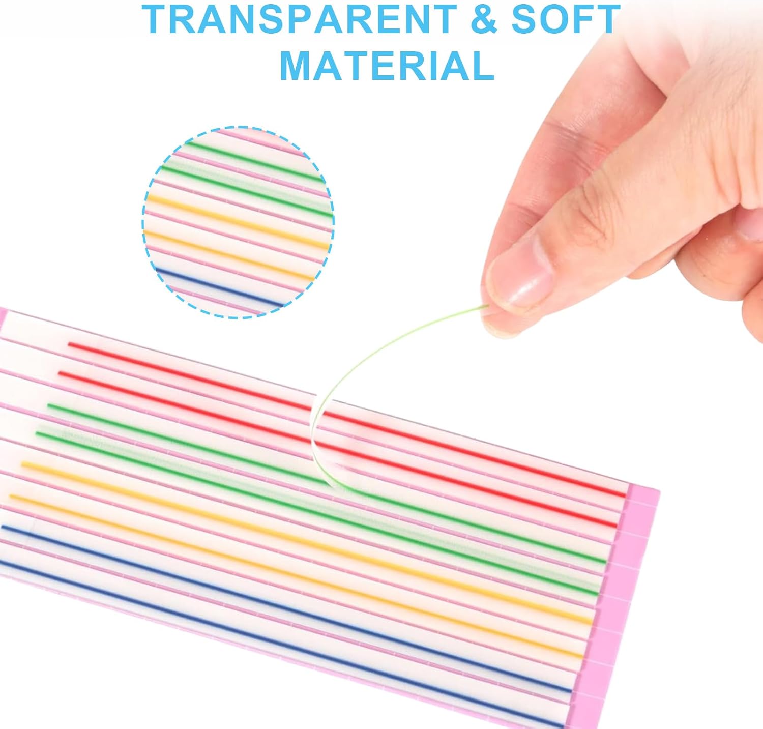 Mahjong Highlighter Strips 5 Pack/800pcs & Stickers 5 Pack/800pcs, Mahjong Line Finder Highlighter Taps Accessories, Transparent Sticky Card Markers Reusable & No Adhesive Residue