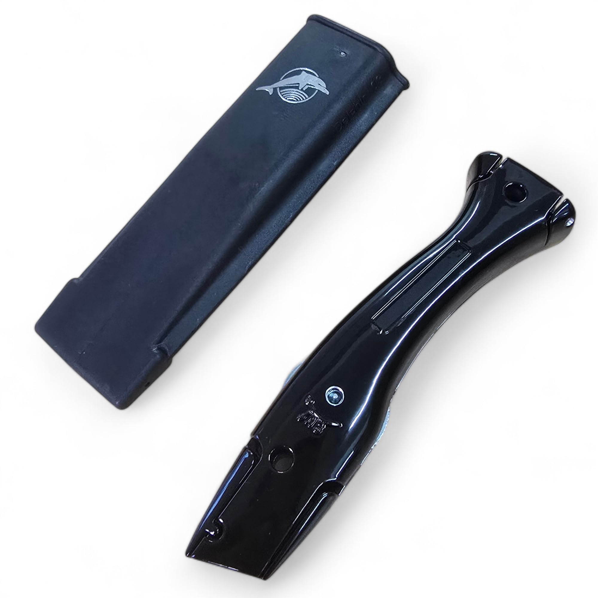 Dolphin Poignée de coupe de moquette avec étui, noir – Sans lames PTL®
