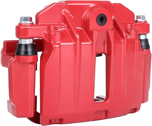 Miniatura 3 de SCITOO Pinzas de freno traseras izquierdas+derecha con soporte 18-B4726 18-B4727 rojo compatible para Cadillac 2000-2002 para Chevrolet 1999-2005