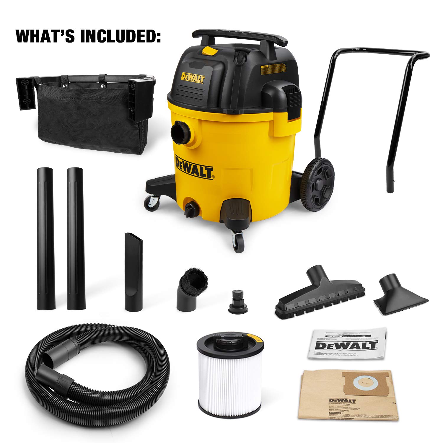 DEWALT 14 gallon Poly Wet/Dry Vac Buy Online in United Arab Emirates