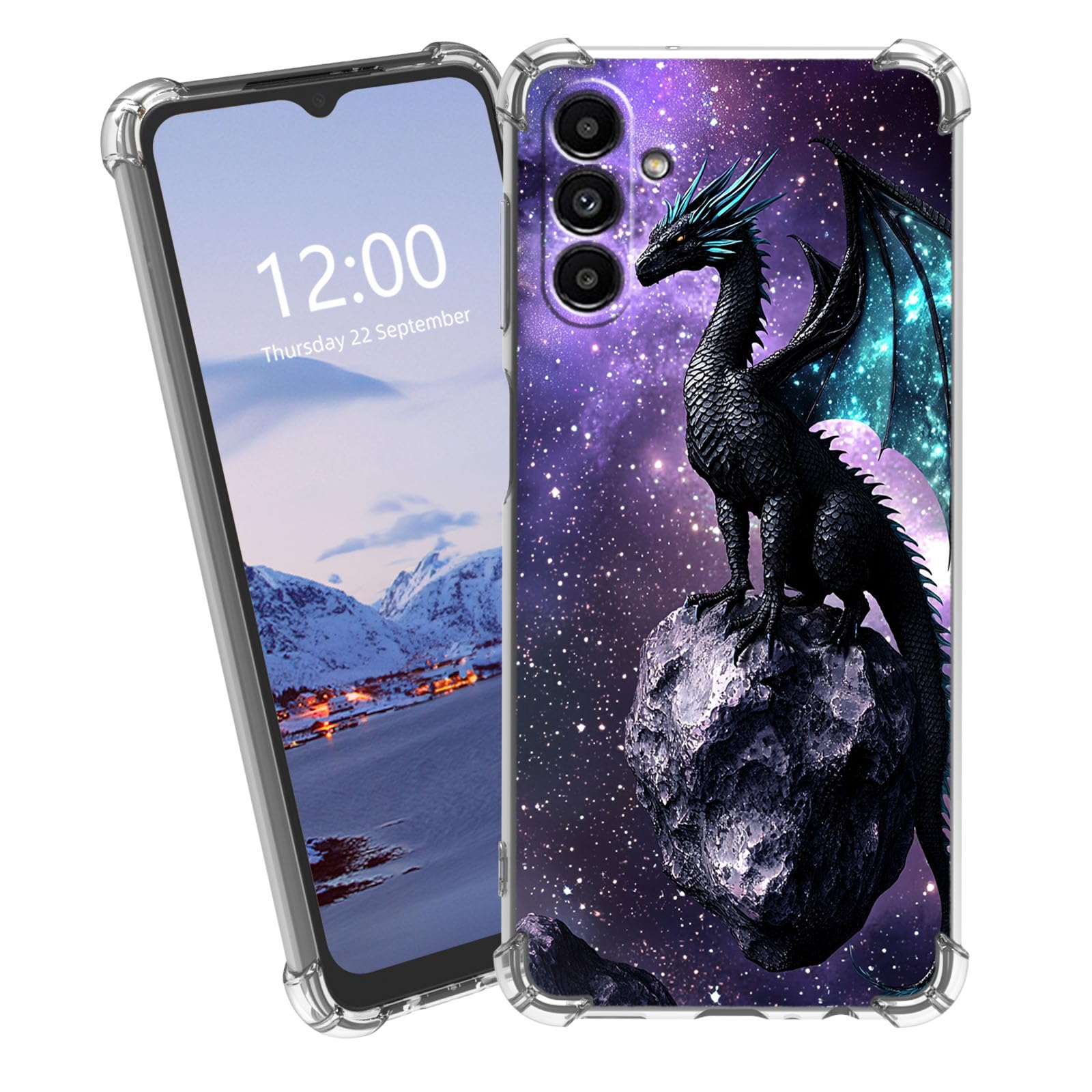 VACGBJPG for Galaxy A13 5G Case，for Samsung Galaxy A13 5G Phone Cover for Women Men with Shockproof Corners,Anti-Yellowing Transparent TPU Phone Case,