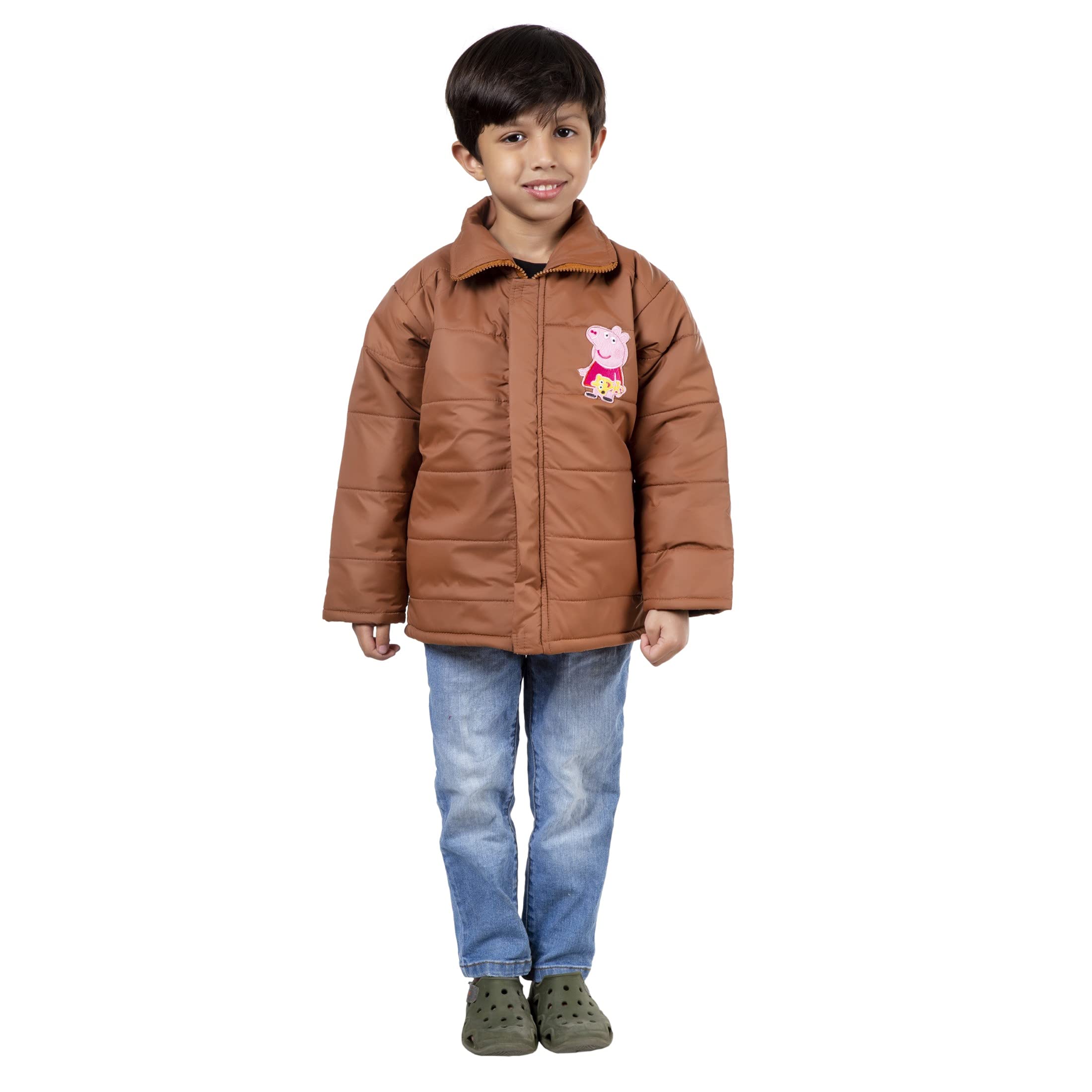 MYFA Quilted, Regular Fit, Full Sleeves, Solid, Warm, Cute & Stylish, Winter Jackets for Girls