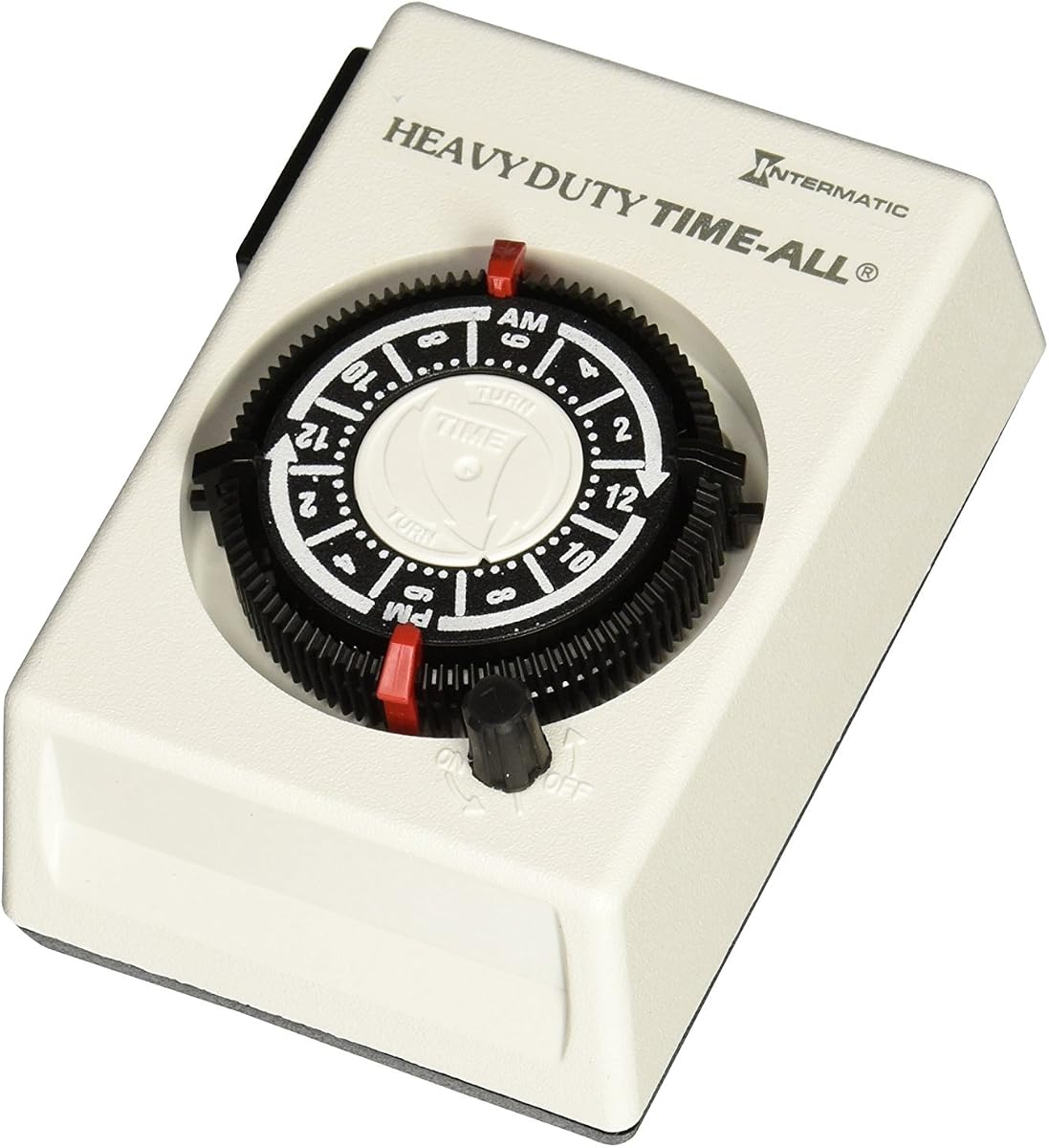 Intermatic HB113 125 Volt Heavy Duty Plug-in Air Conditioner and Appliance Timer , White