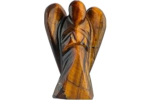 Natural Crystal Guardian Angel Figurines