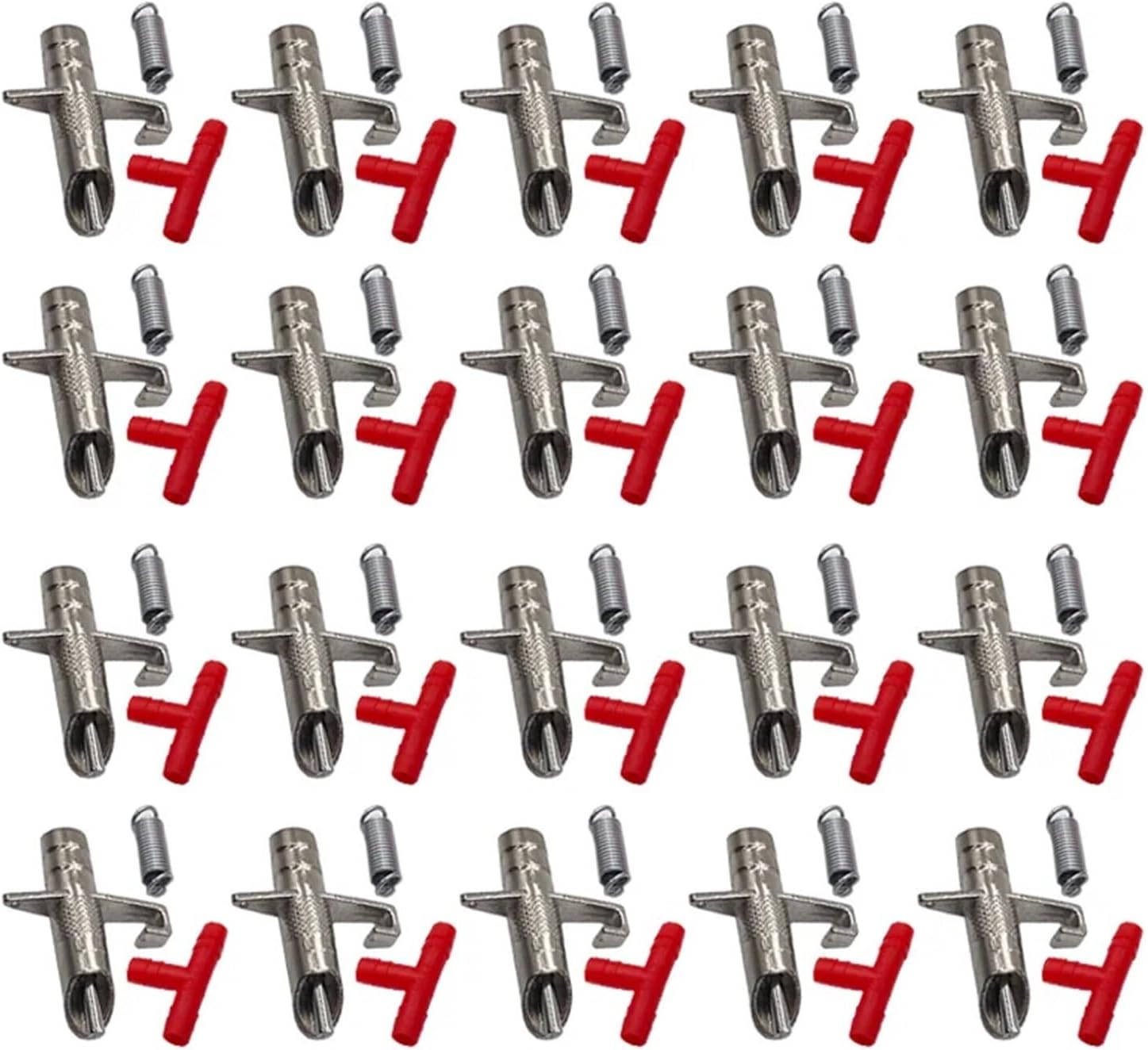 Practical 60Pcs Animal Rabbit Feeder Drinker Water Automatic Nipple Waterer Bunny Rodents Drinking Tools