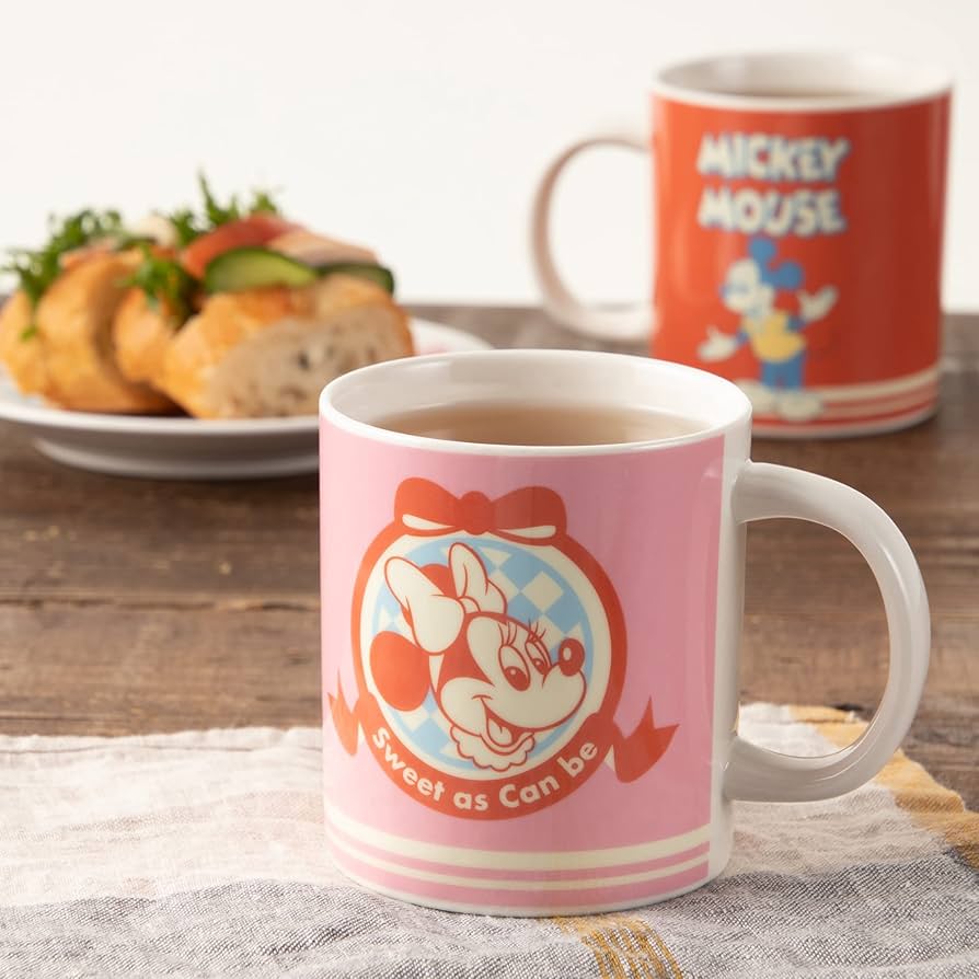 Amazon.co.jp: ディズニー ミニーマウス マグカップ 約350ml レトロ
