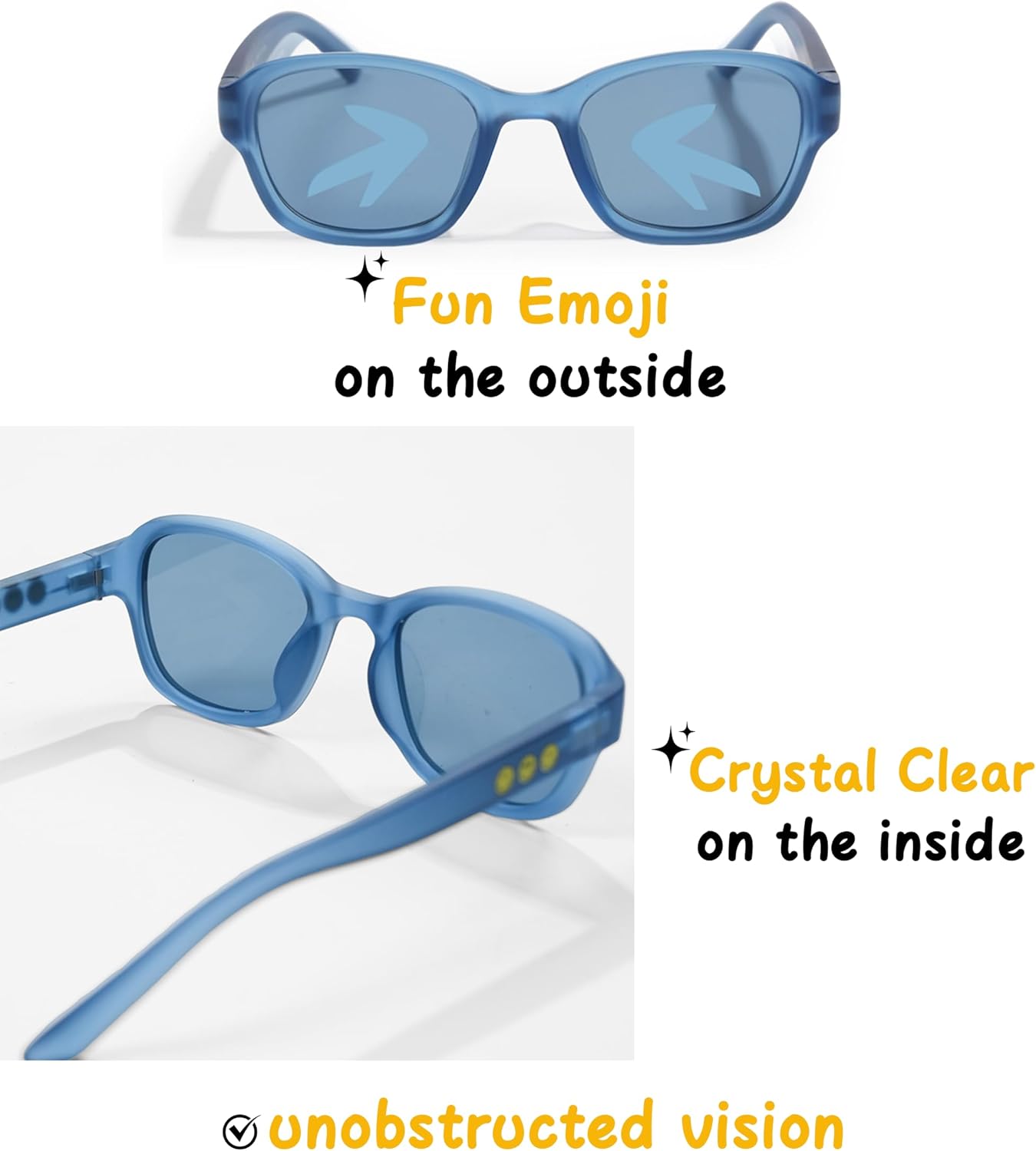 SMILEYWORLD Kids Sunglasses Polarized UV400 Protection, Flexible & Unbreakable for Toddler Boys and Girls Age 3–16Y