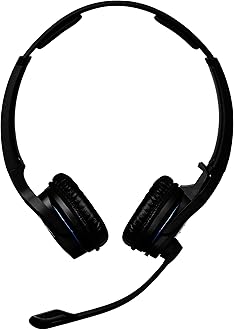 Sennheiser MB Pro 2 (506044) - Dual-Sided, Wireless Bluetooth Headset | For Mobile Phone Connection | w/ HD Sound & Noise Cancelling Microphone (Black)