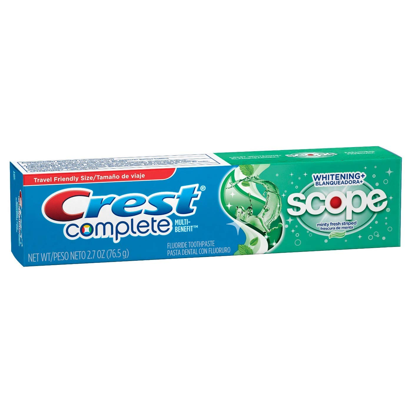 CrestComplete T/P White Scope Mint 2.7oz (2 Pack)