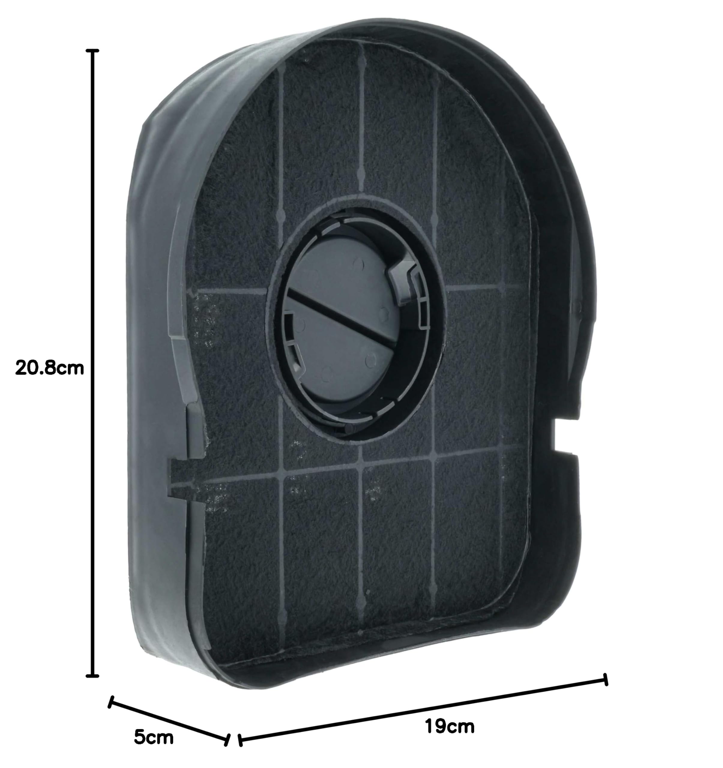 vhbw 4x filtro a carboni attivi compatibile con Fagor 3CDC60X, 3CDC60B cappe aspiranti