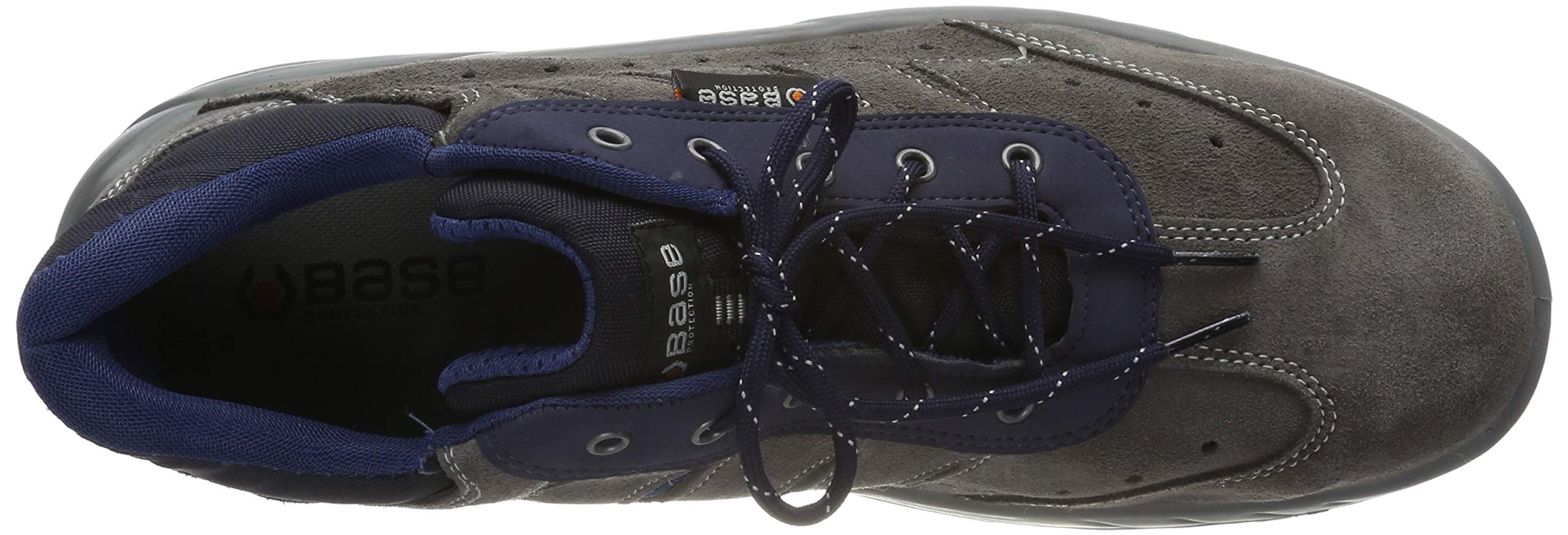BASE Protection Colosseum S1P SRC Zapato de Seguridad, Talla: 49, Color: Gris/Cobalto, B0163GCR49