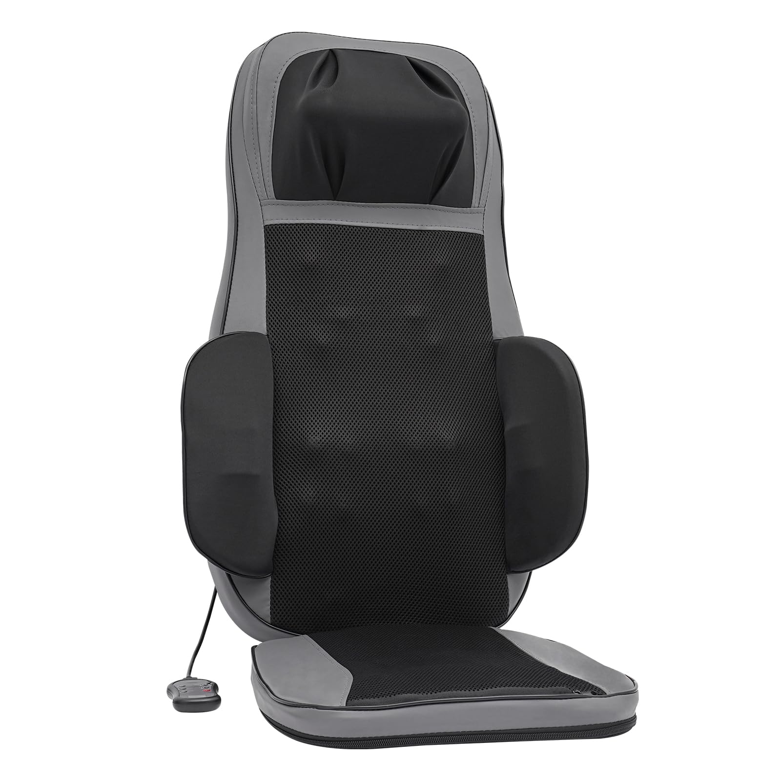 Massagesitzauflage Geräuscharm Massageauflage mit 3 Massage-Modi und Vibrationsfunktion, Multifunktional Massagematte mit Wärmefunktion für Hause und Büro