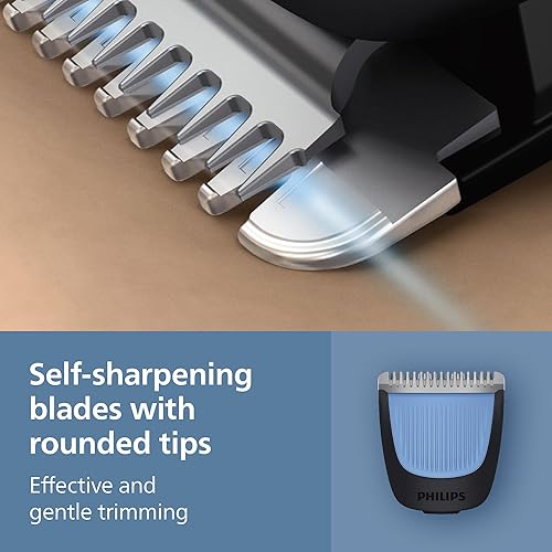 Miniatura 4 de Norelco Philips BT362040 - Recortadora de barba 100 % impermeable, serie 3000 con cuchillas autoafilables, 40 ajustes de longitud ajustables y dos